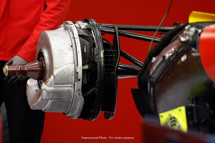 Detalle tambor de freno Ferrari SF-23