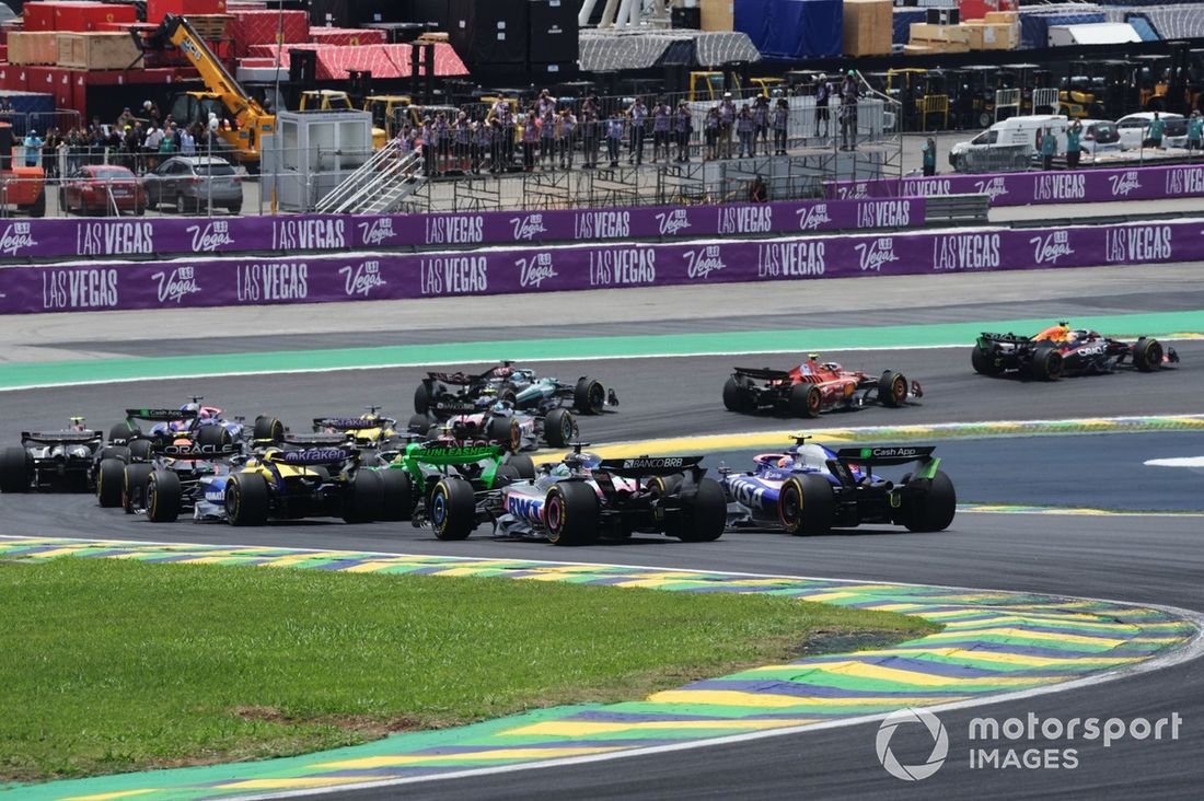 Yuki Tsunoda, RB F1 Team VCARB 01, Esteban Ocon, Alpine A524, Franco Colapinto, Williams FW46, Valtteri Bottas, Stake F1 Team KICK Sauber C44 