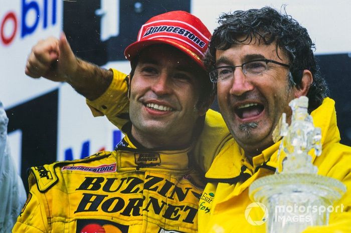 Heinz-Harald Frentzen, Jordan Mugen Honda 199, Eddie Jordan, Director de Jordan Grand Prix