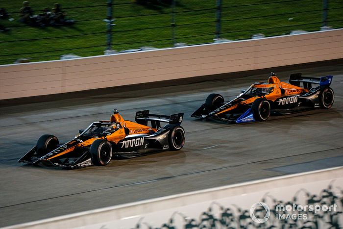 Pato O'Ward, Arrow McLaren SP Chevrolet y Oliver Askew, Arrow McLaren SP Chevrolet