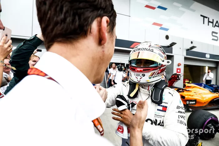 Ganador, Lewis Hamilton, Mercedes AMG F1, celebra