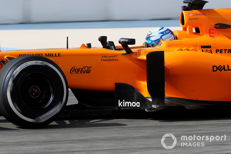 Jimmie Johnson in the McLaren