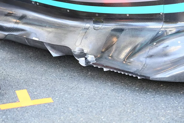 Mercedes W14 technical detail
