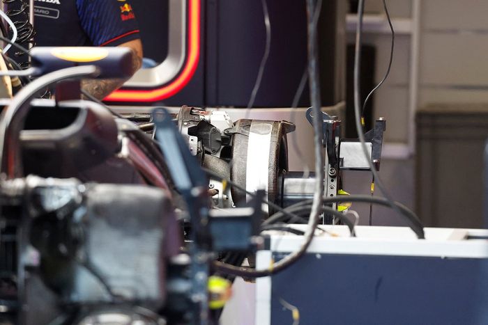Detalle del tambor de freno del Red Bull Racing RB19