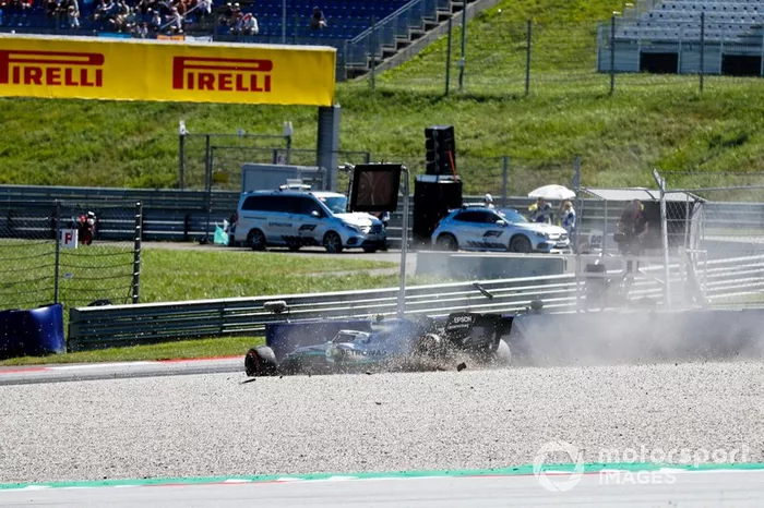 El coche de Valtteri Bottas, Mercedes AMG W10