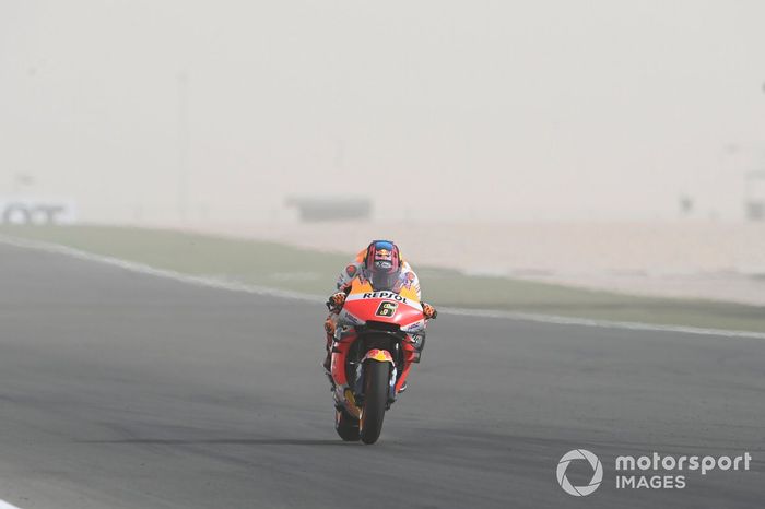 Stefan Bradl, Repsol Honda Team, dust