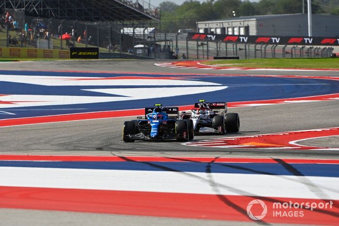 Esteban Ocon, Alpine A521, Antonio Giovinazzi, Alfa Romeo Racing C41