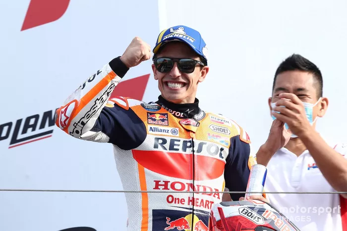 Podio:  ganador Marc Márquez, Repsol Honda Team