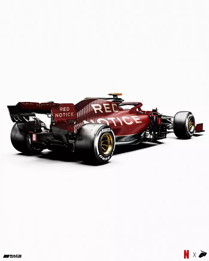 Pintura Red Notice - Netflix