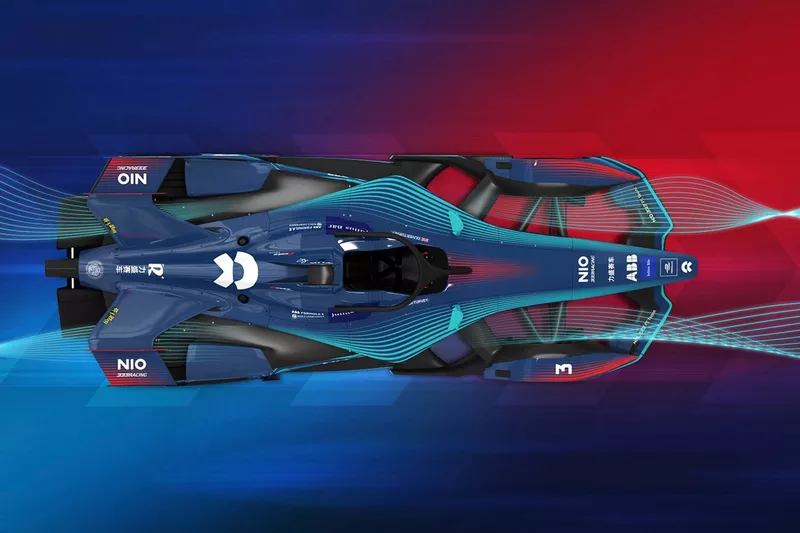 2021-2022 NIO 333 Formula E car