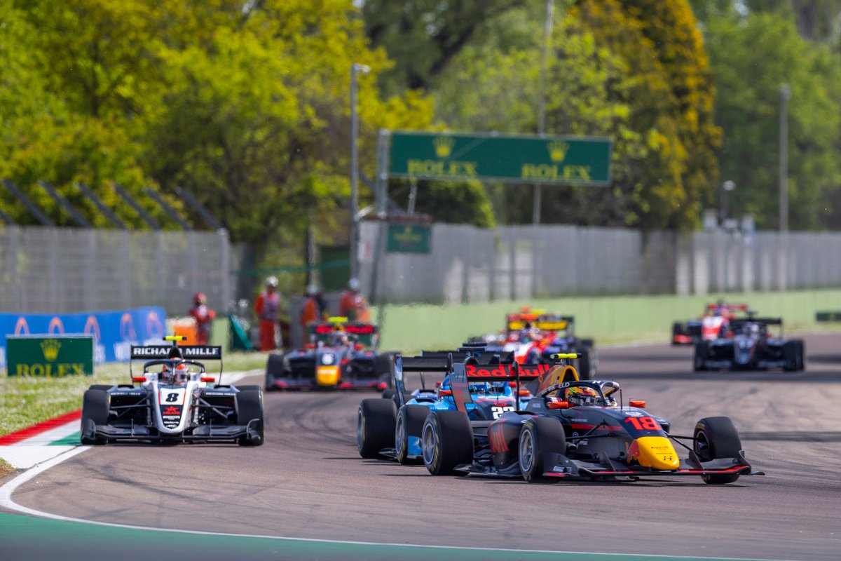 Hadjar has impressed with Hitech GP and is the top-ranking rookie after his win in the Bahrain sprint and podium in the Imola feature 