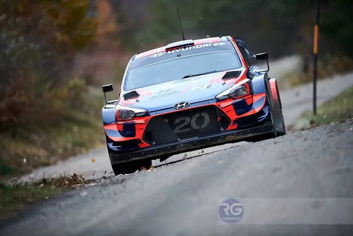 Ott Tanak, Martin Jarveoja, Hyundai i20 Coupe WRC