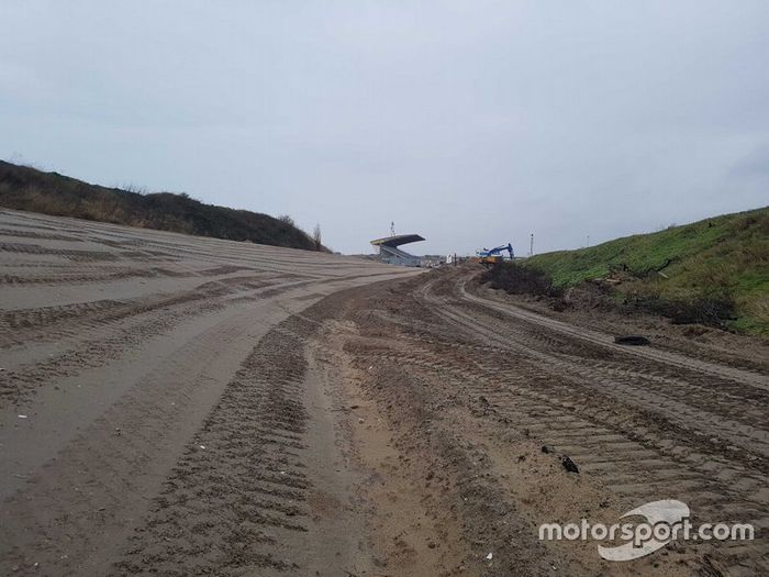 Obras en el circuito de Zandvoort