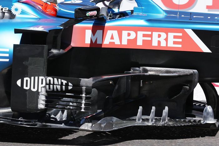 Detalle del bargeboard del Alpine A521