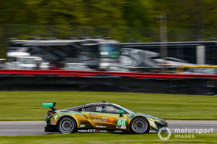 #66: Gradient Racing Acura NSX GT3, GTD: Till Bechtolsheimer, Marc Miller