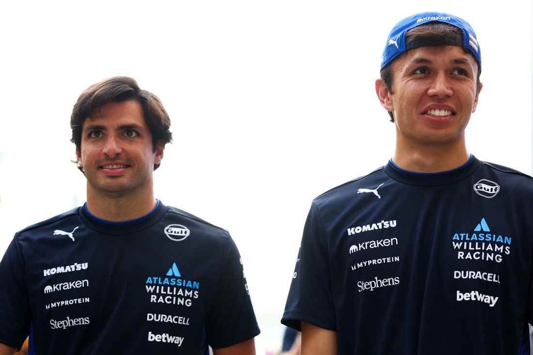 Carlos Sainz, Williams, Alexander Albon, Williams