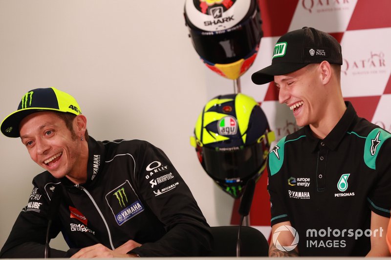 Valentino Rossi, Yamaha Factory Racing, Fabio Quartararo, Petronas Yamaha SRT, Jorge Lorenzo, Repsol Honda Team