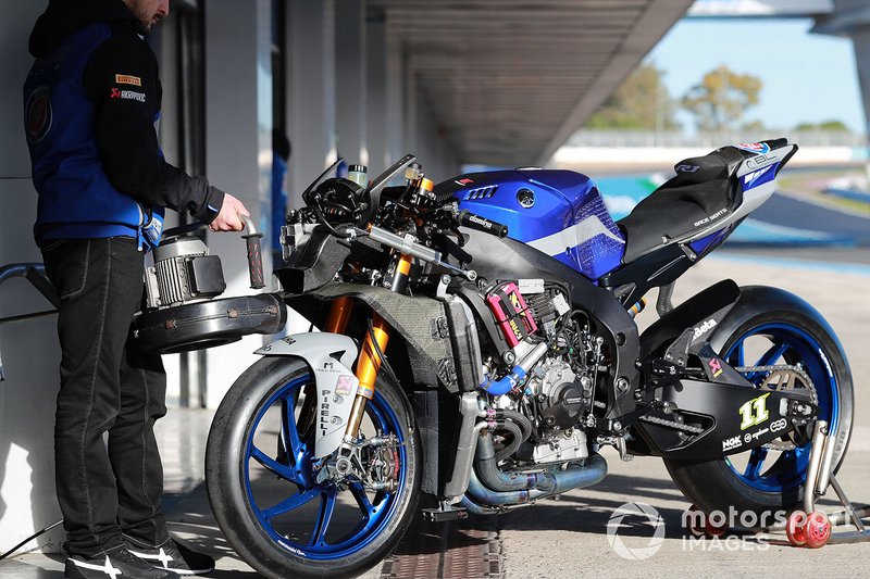 La moto di Sandro Cortese, GRT Yamaha WorldSBK Team