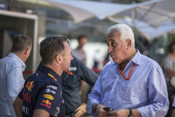 Christian Horner, Team Principal Red Bull Racing e Lawrence Stroll
