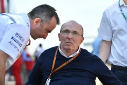 Paddy Lowe, Williams Shareholder and Technical Director and Frank Williams, Williams Team Owner