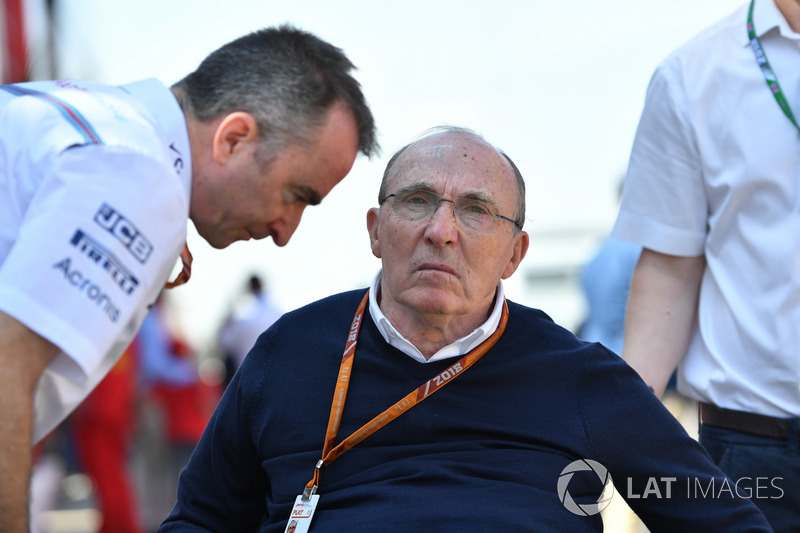 Технический директор Williams Падди Лоу и владелец команды Williams Фрэнк Уильямс