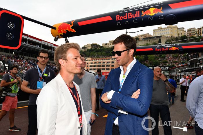 Nico Rosberg, embajador de Mercedes-Benz y Tom Brady, jugador de la NFL