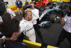 Race winner Lewis Hamilton, Mercedes-AMG F1 celebrates in parc ferme