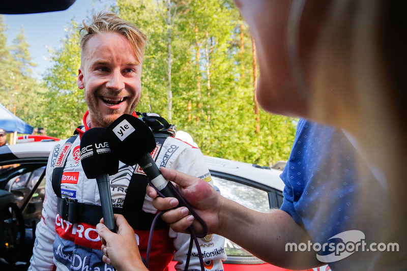 Second place Mads Ostberg, Citroën World Rally Team