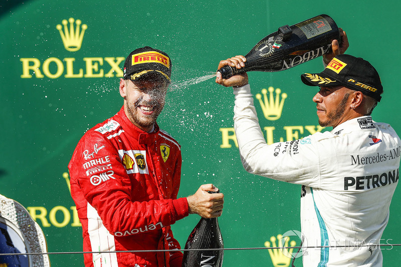 Себастьян Феттель, Ferrari, Льюіс Хемілтон, Mercedes-AMG F1
