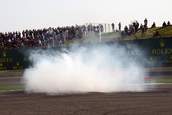 Accrochage entre Max Verstappen, Red Bull Racing RB14 et Sebastian Vettel, Ferrari SF71H