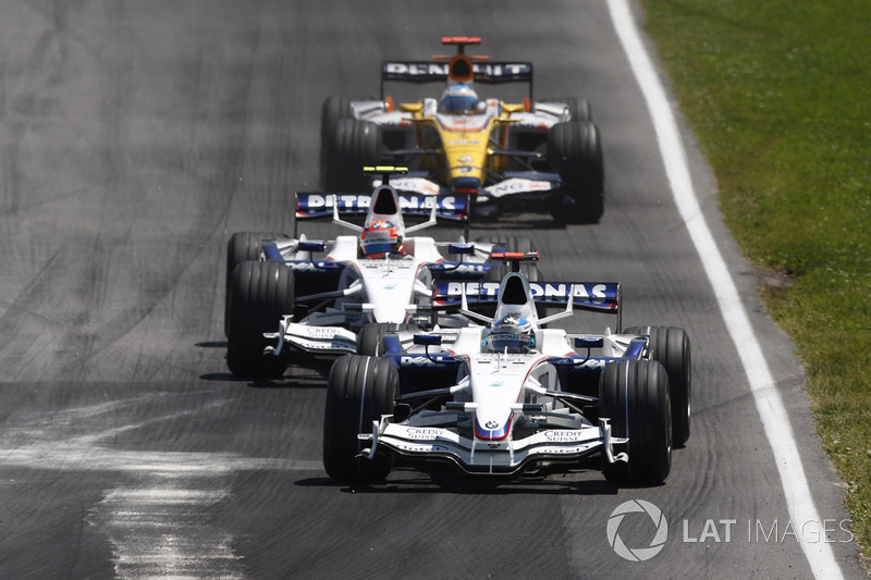 Nick Heidfeld, BMW Sauber F1.08, Robert Kubica, BMW Sauber F1.08, Fernando Alonso, Renault R28