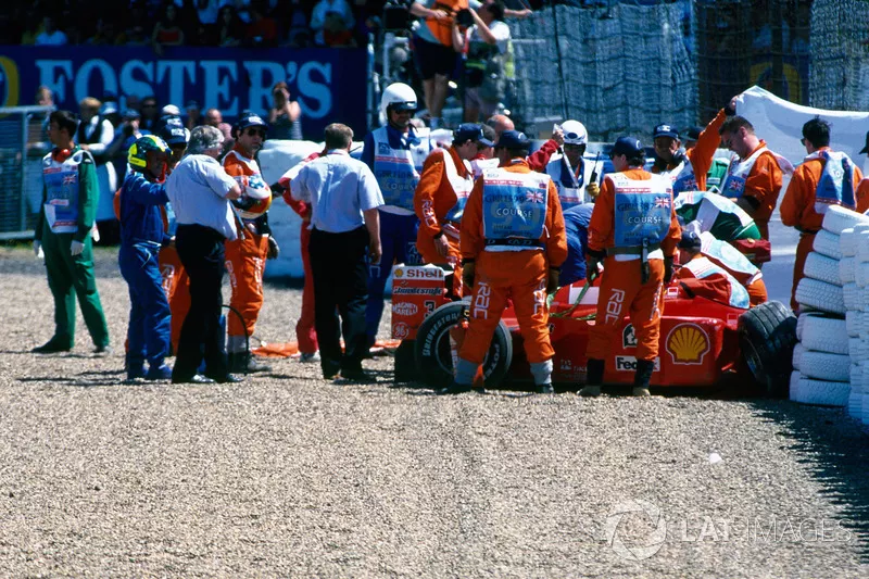 Michael Schumacher, Ferrari, accident