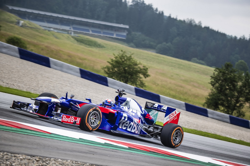 Marc Márquez conduce un Toro Rosso F1
