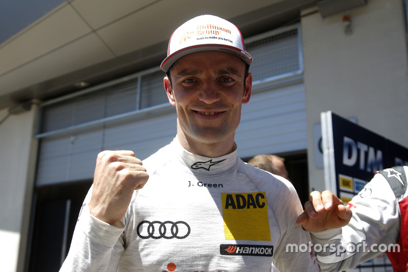 Polesitter Jamie Green, Audi Sport Team Rosberg, Audi RS 5 DTM