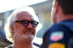 Flavio Briatore con Christian Horner, Red Bull Racing Team