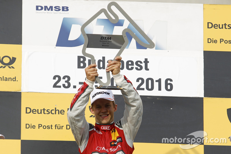 Podium: Sieger Mattias Ekström, Audi Sport Team Abt Sportsline, Audi A5 DTM