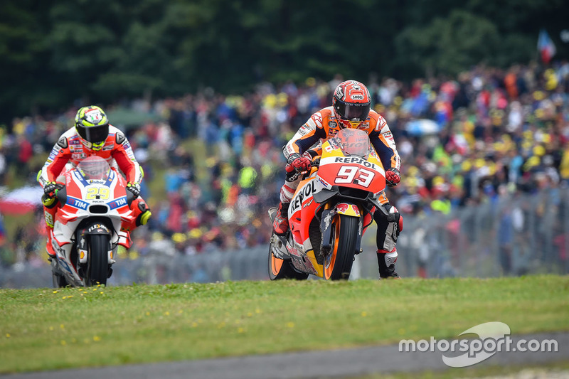 Marc Marquez, Repsol Honda Team, Andrea Iannone, Ducati Team