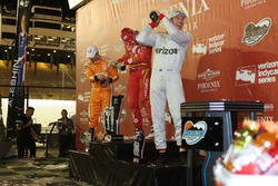 Scott Dixon, Chip Ganassi Racing Chevrolet, Simon Pagenaud, Team Penske Chevrolet, Will Power, Team