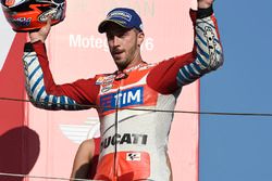 Podium: segundo, Andrea Dovizioso, Ducati Team
