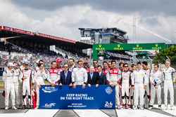 Foto oficial de Acción de FIA para la seguridad vial: Presidente de la FIA Jean Todt, Presidente de