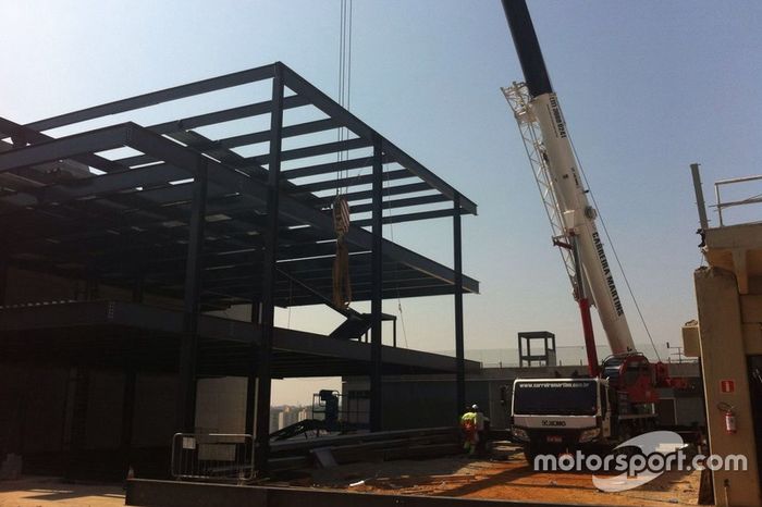 Obras en el autódromo de Interlagos