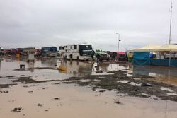 Inundaciones en el vivac en Oruro