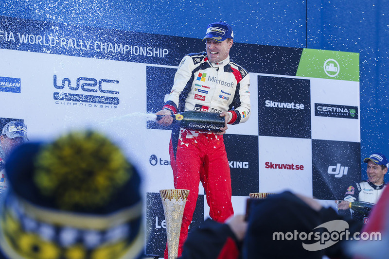 Podio de Jari-Matti Latvala, Toyota Racing