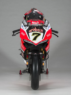 La moto de Chaz Davies, Ducati Team