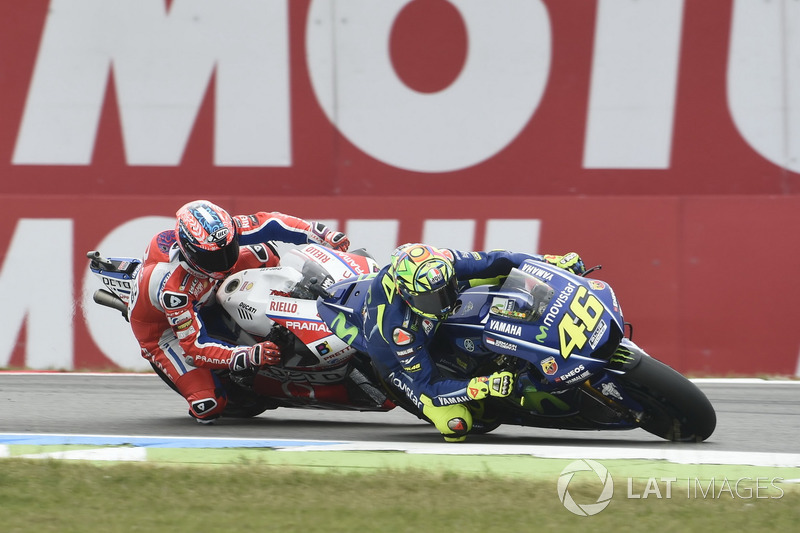 Valentino Rossi, Yamaha Factory Racing, Danilo Petrucci, Pramac Racing