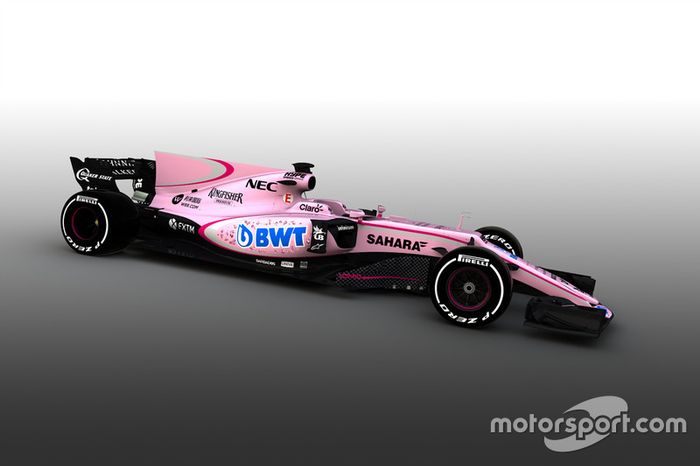 Sahara Force India  VJM10 con BWT (2017)