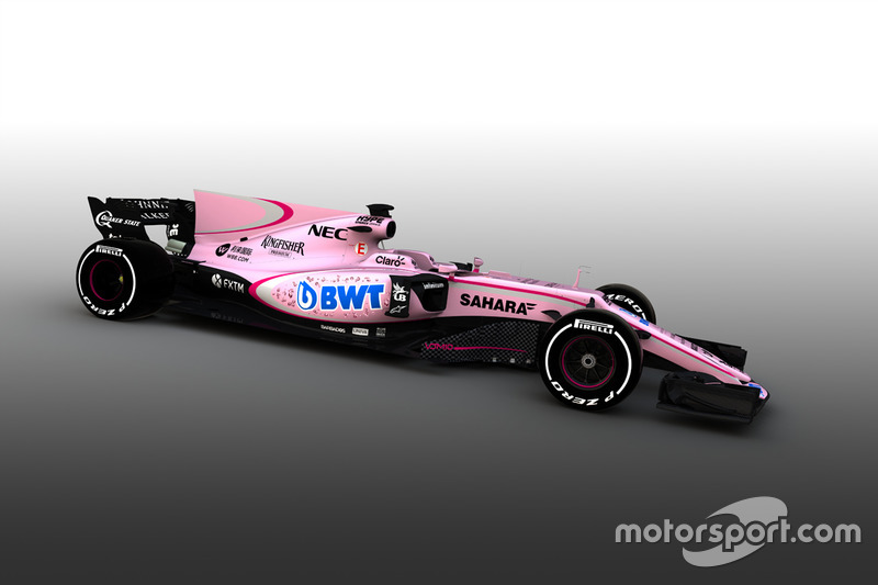 La Sahara Force India VJM10 avec BWT