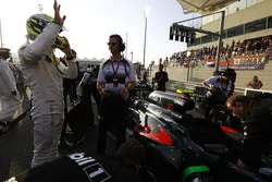 Jenson Button, McLaren on the grid