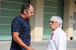 Gerhard Berger, et Bernie Ecclestone