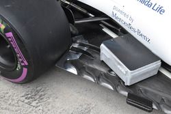 Williams FW40 detalle de piso